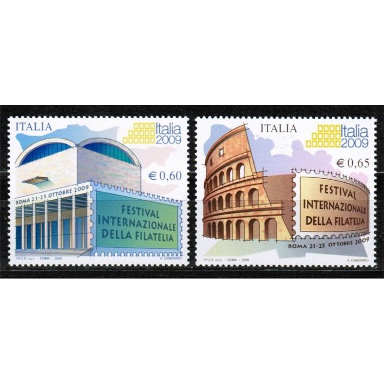 ITALIA 2008 Festival internazionale della filatelia 2v MNH**