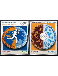 ITALY 2008 Olympic Games 2v MNH**