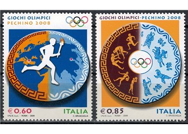 ITALY 2008 Olympic Games 2v MNH**
