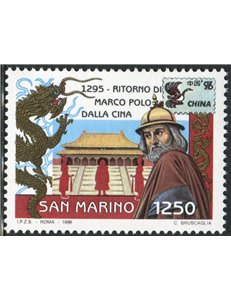 SAN MARINO 1996 Return of Marco Polo from China MNH**