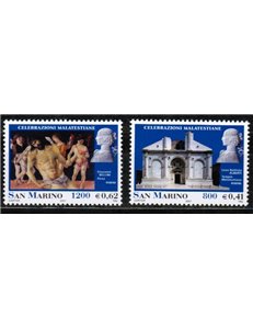 SAN MARINO 2001 Malatesta Celebrations 2v MNH**