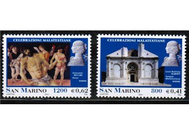SAN MARINO 2001 Malatesta Celebrations 2v MNH**