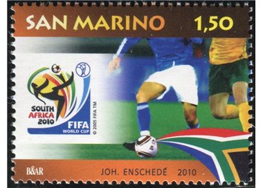 SAN MARINO 2010 Mondiali di calcio MNH**