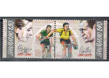 SAN MARINO 2010 Gino Bartali e Fausto Coppi 2v MNH**