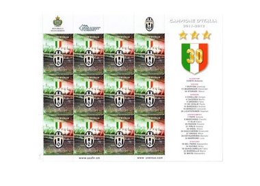 SAN MARINO 2012 Juventus Italian champions m/s MNH**