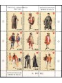 SMOM 2008 Costumes and Uniforms 9v MNH**