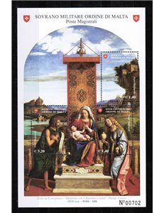SMOM 2008 San Giovanni Battista BF MNH**