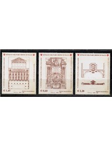 SMOM 2008 Andrea Palladio 3v MNH**