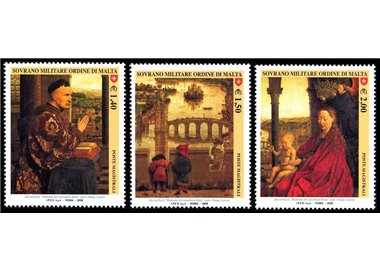 SMOM 2008 Masters of painting 3v MNH**
