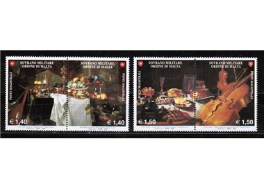 SMOM 2008 Nature morte 4v MNH**