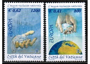 VATICAN 2001 Europe 2v MNH**