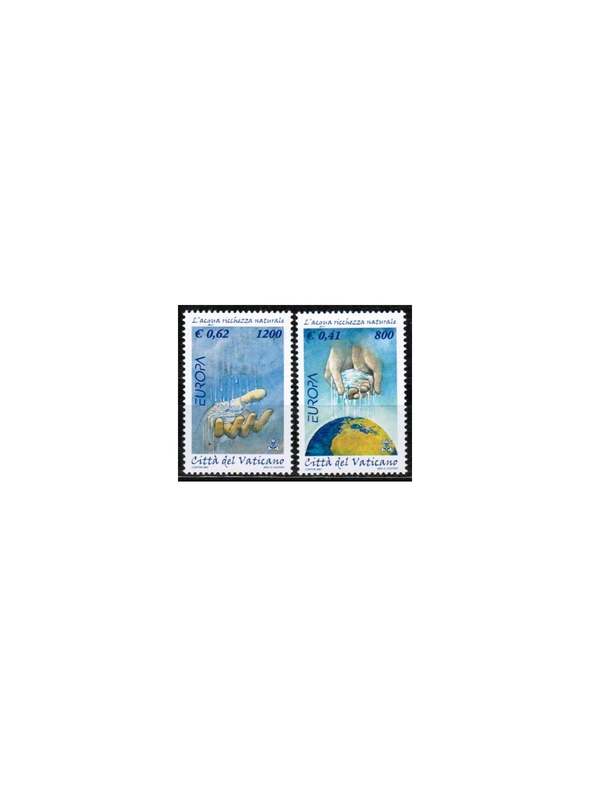 VATICAN 2001 Europe 2v MNH**