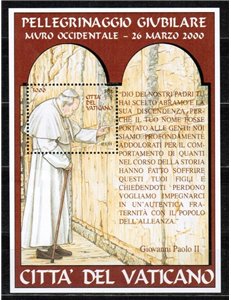 VATICAN 2001 Jubilee Pilgrimages s/s MNH**