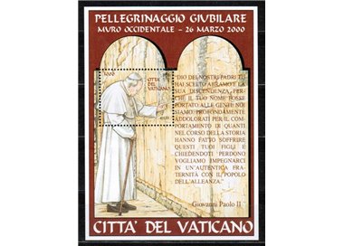 VATICANO 2001 Pellegrinaggi giubilari BF MNH**