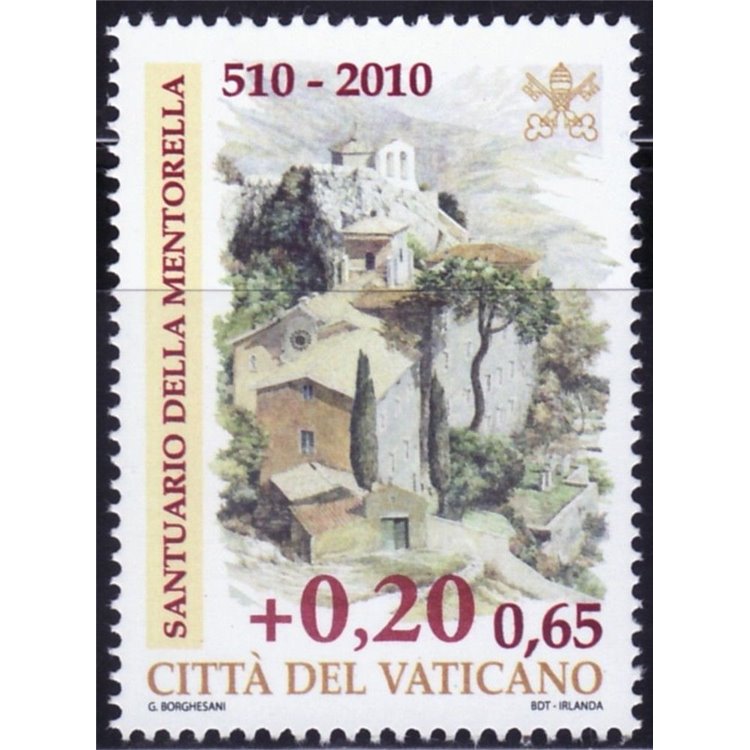 VATICAN 2010 Mentorella Sanctuary MNH**