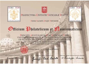 VATICAN 2012 Colonnade of St. Peter's Square s/s MNH**