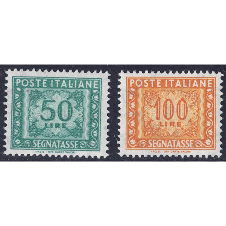 ITALY 1991 Tax Stamp 2v MNH**