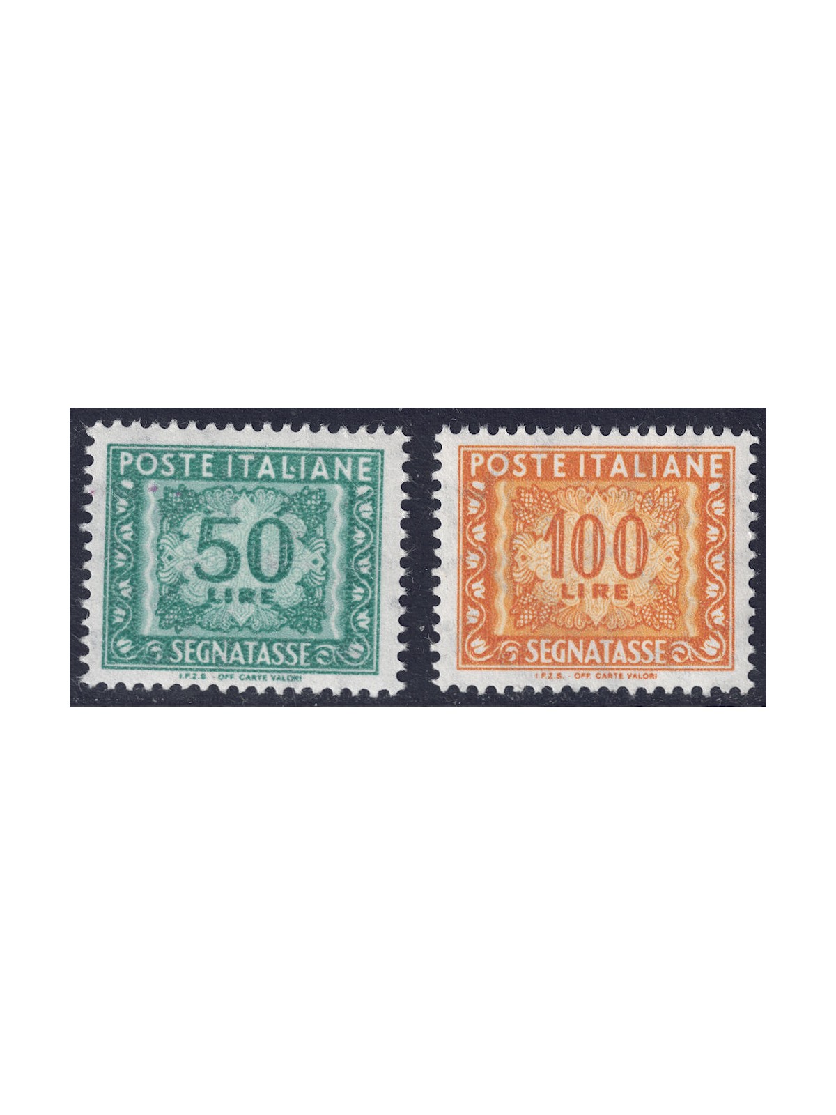 ITALY 1991 Tax Stamp 2v MNH**