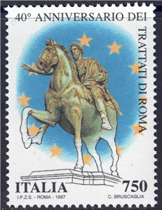 ITALIA 1997 Trattati di Roma MNH**