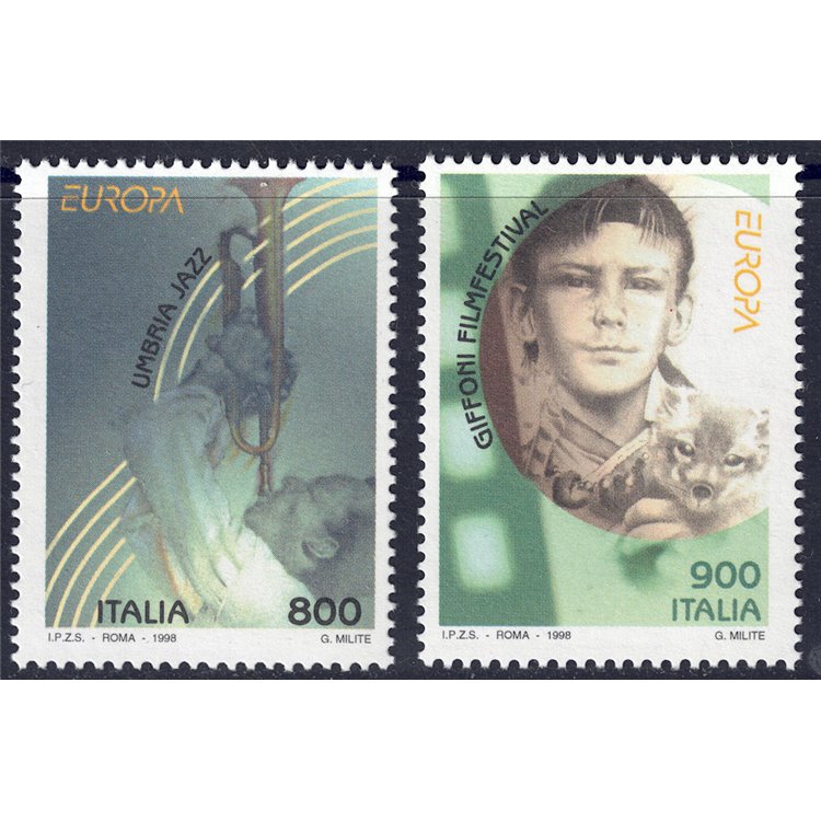 ITALIA 1998 Europa 2v MNH**