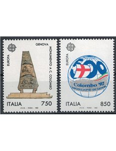 ITALIA 1992 Europa 2v MNH**