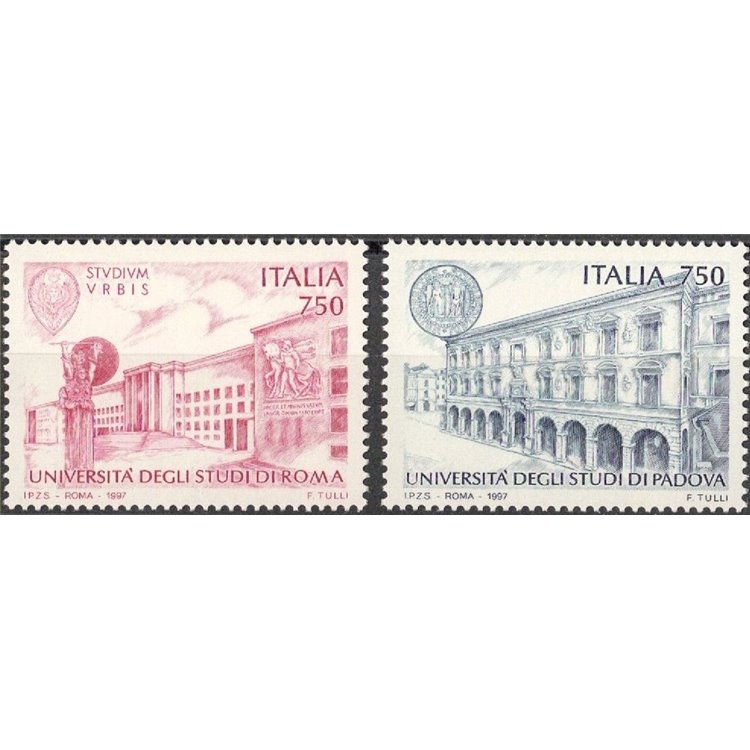 ITALY 1997 Universities 2v MNH**