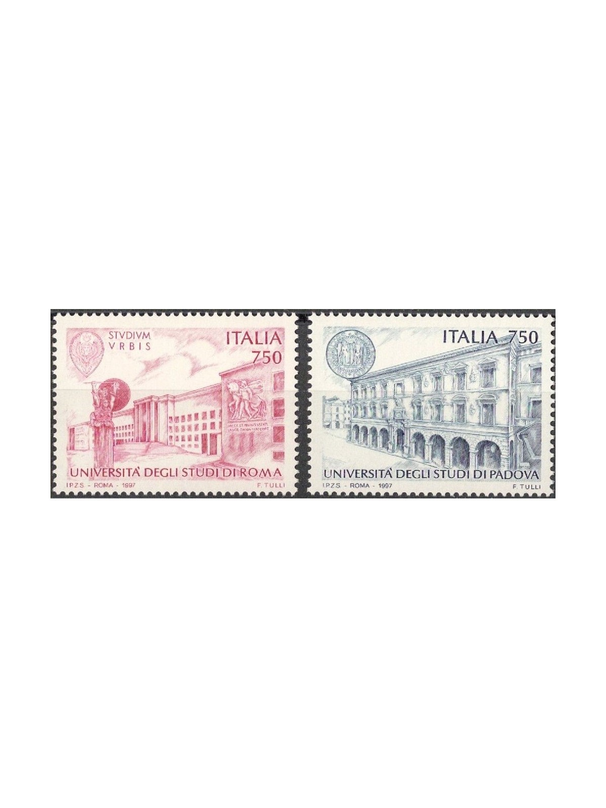 ITALY 1997 Universities 2v MNH**