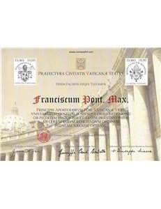 VATICAN 2012 Colonnade of St. Peter's Square (Franciscum Pont Max) s/s MNH**