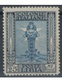 LIBYA 1924-29 Pictorial Series 25c blue and light blue MNH**