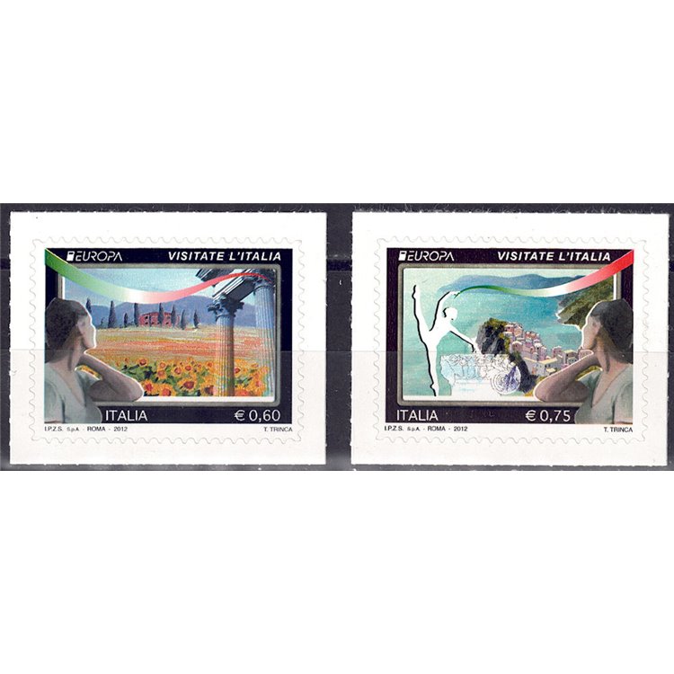 ITALIA 2012 Europa 2v MNH**