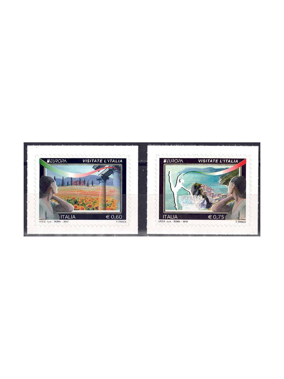 ITALIA 2012 Europa 2v MNH**
