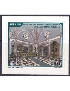 ITALIA 2012 Officina profumo MNH**