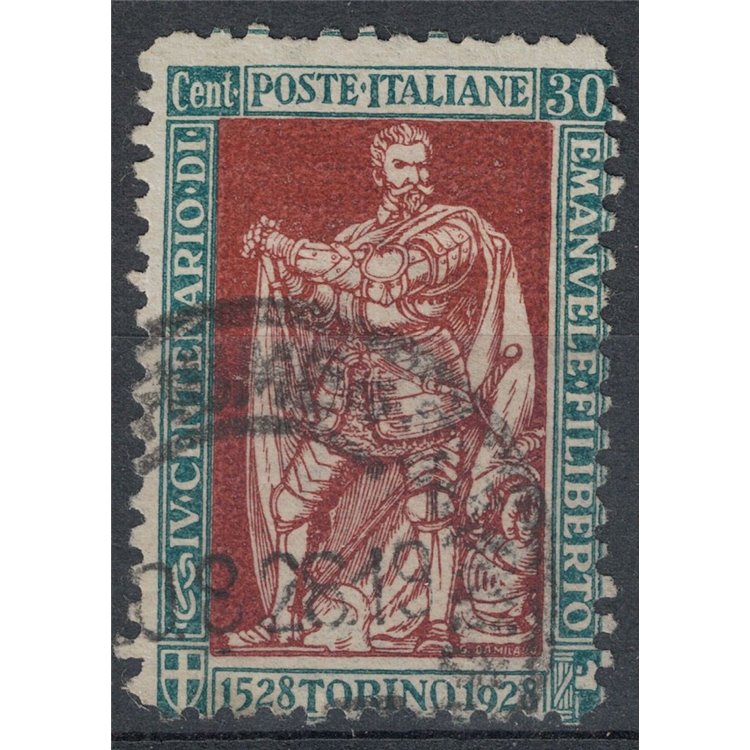 ITALIA REGNO 1928 Emanuele Filiberto 30c us