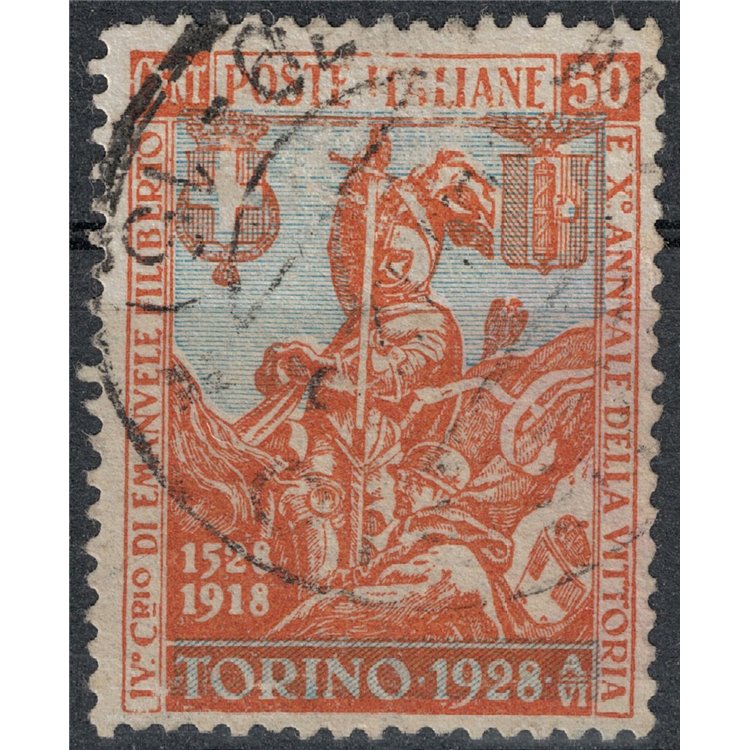 ITALIA REGNO 1928 Emanuele Filiberto 50c us