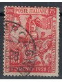 ITALIA REGNO 1928 Emanuele Filiberto 75c us