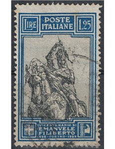 ITALIA REGNO 1928 Emanuele Filiberto 1,25£ us