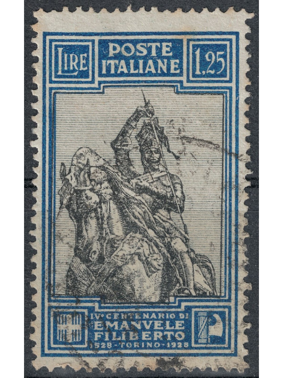 ITALY KINGDOM 1928 Emanuele Filiberto 1.25£ used