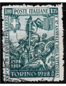 ITALY KINGDOM 1928 Emanuele Filiberto 1.75£ used
