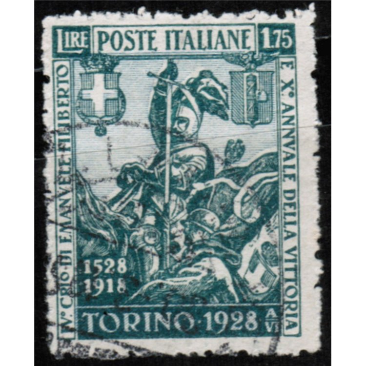 ITALY KINGDOM 1928 Emanuele Filiberto 1.75£ used