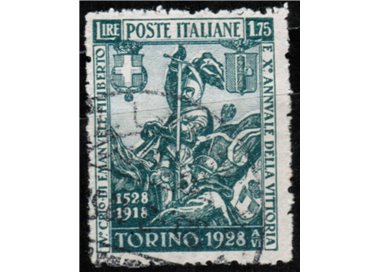 ITALY KINGDOM 1928 Emanuele Filiberto 1.75£ used