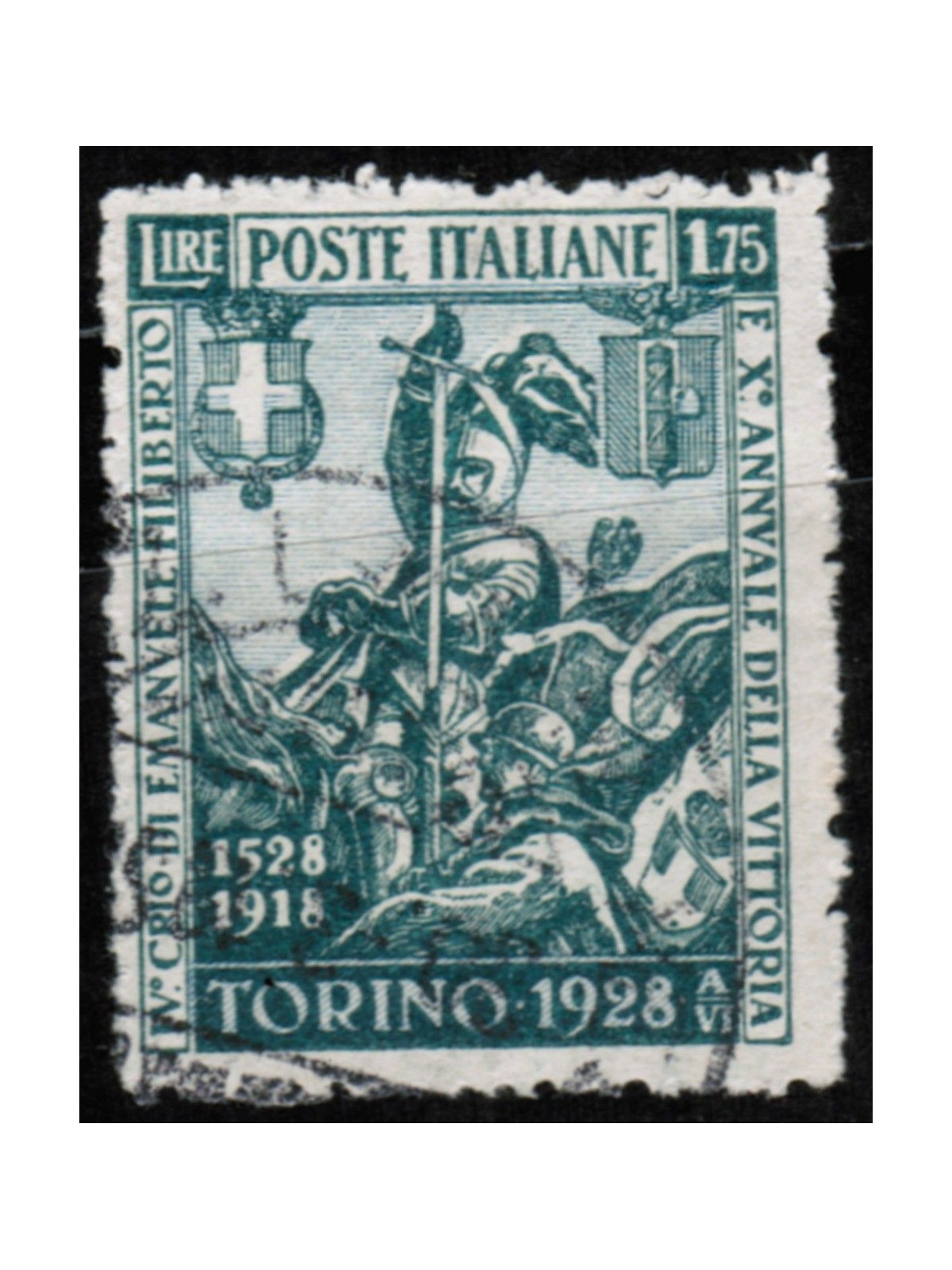 ITALY KINGDOM 1928 Emanuele Filiberto 1.75£ used