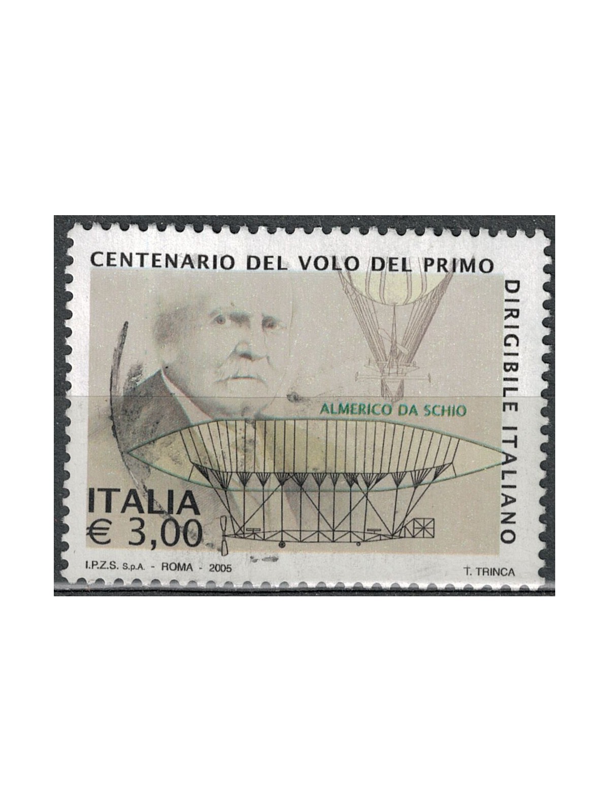 ITALY 2005 Flight of the first airship