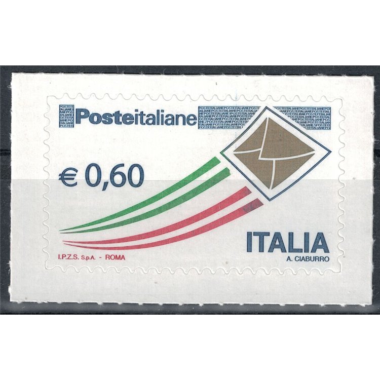 ITALIA 2010 Ordinaria € 0,60 Busta Oro MNH**