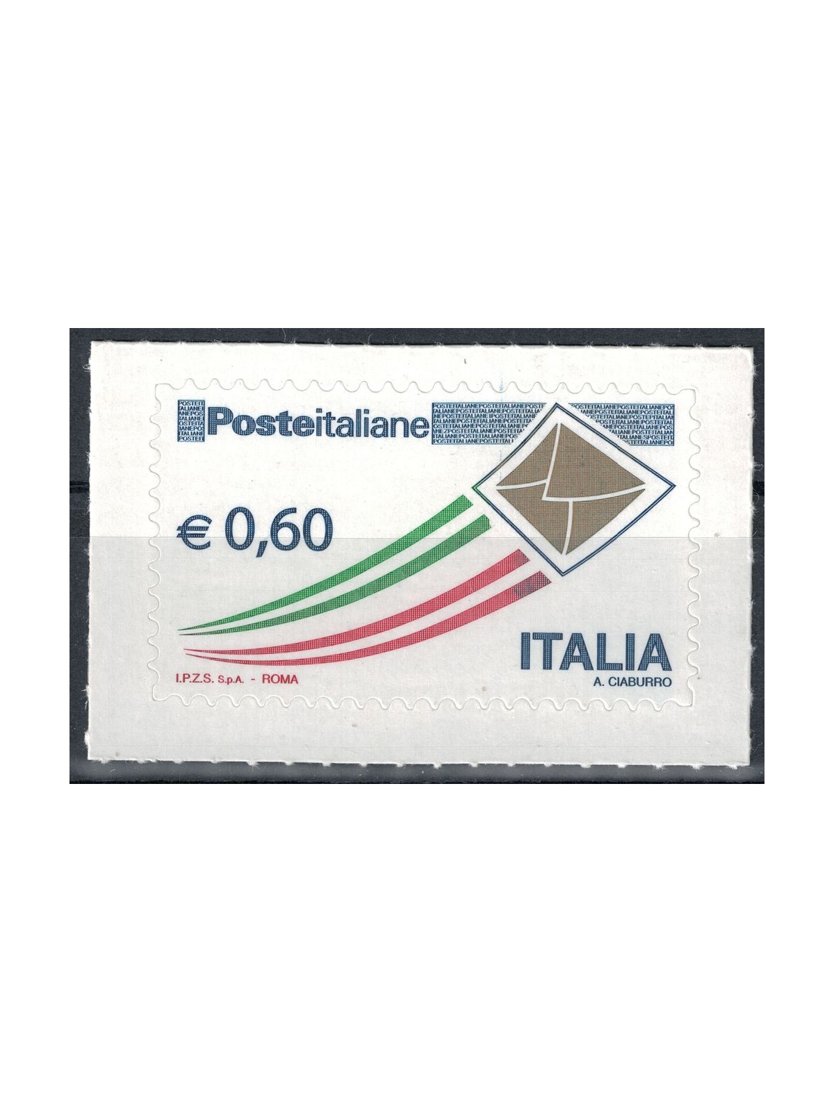 ITALY 2010 Ordinary €0.60 Gold envelope MNH**