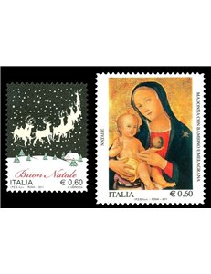ITALIA 2011 Natale 2v MNH**