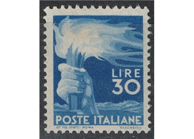 ITALIA 1945-46 30£ Democratica MNH** ©