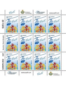 SAN MARINO 2012 Europe m/s MNH**