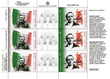 SAN MARINO 2012 Masters of Freedom s/s MNH**