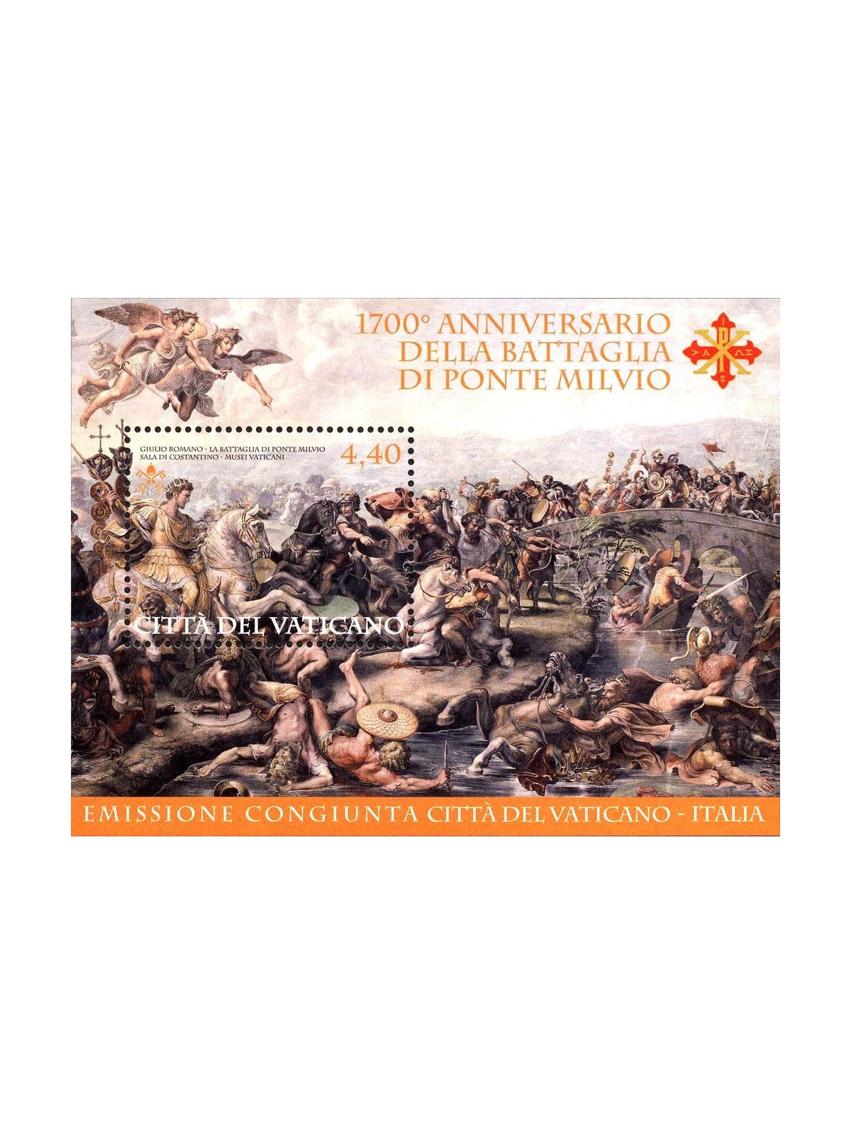 VATICAN 2012 Milvio Bridge s/s MNH**
