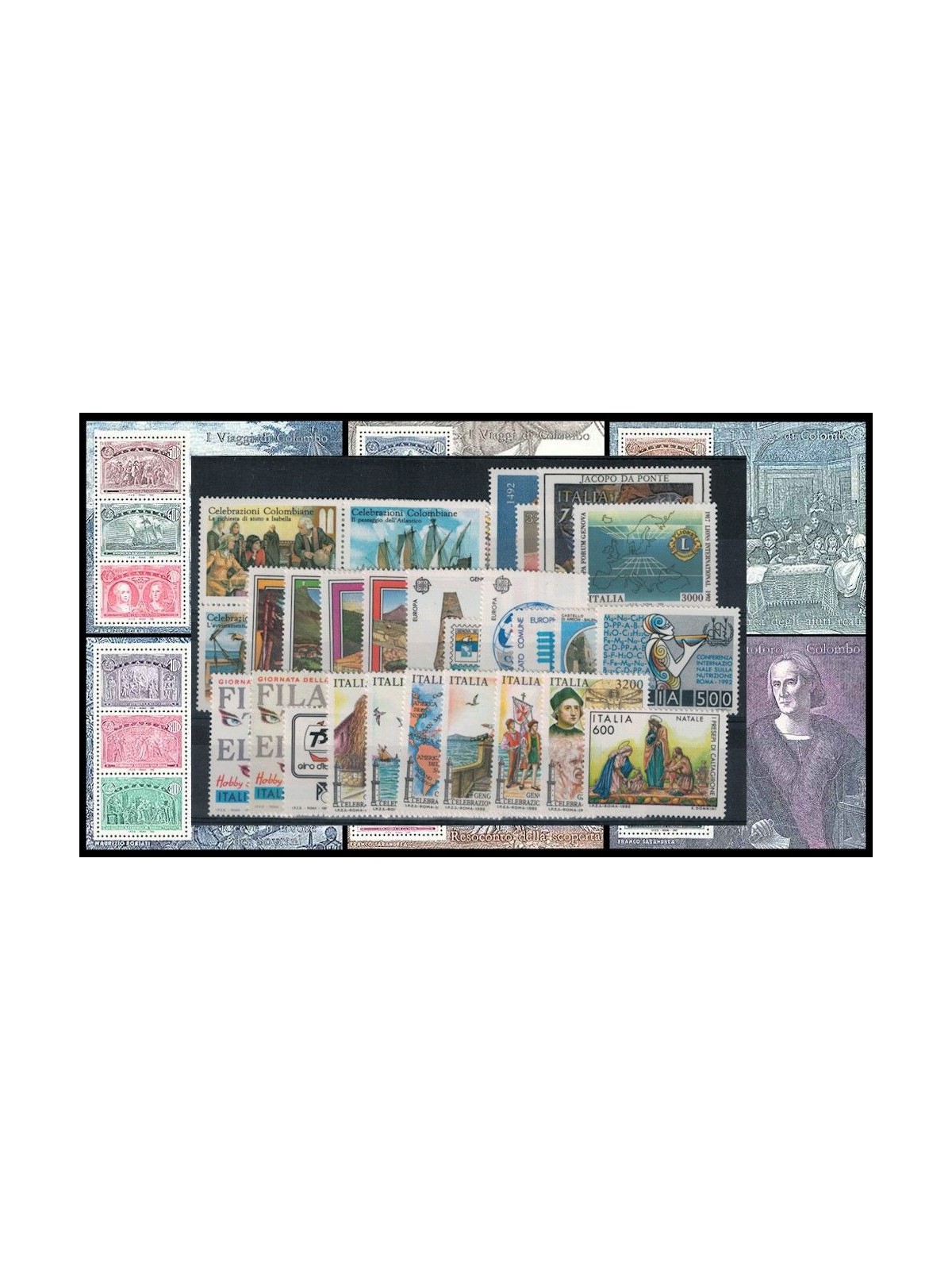 ITALY 1992 Complete Year 38v + 6 s/s MNH**